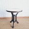 Art Deco Industrial Low Bistro Table in Marble and Cast Iron, 1920s 7