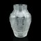 French Art Nouveau Flower Vases in Frosted Glass after Lalique, Set of 2, Image 7