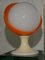 Space Age Table Lamp in Plastic and Opal Glass, Italy, 1970s, Image 1