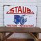 Staub Tractors Metal Enamel Sign, France, 1950s 3