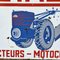 Staub Tractors Emailliertes Metallschild, Frankreich, 1950er 10