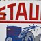 Insegna Staub Tractors in metallo smaltato, Francia, anni '50, Immagine 14
