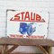 Staub Tractors Metal Enamel Sign, France, 1950s 1