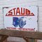 Staub Tractors Metal Enamel Sign, France, 1950s 7