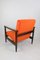 Fauteuil GFM-142 en Velours Orange attribué à Edmund Homa, 1970s 6