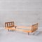 Mid-Century French Oak Daybed by Guillerme et Chambron 1