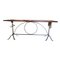 Art Nouveau Dining Table with Wrought Iron Legs 2