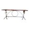 Art Nouveau Dining Table with Wrought Iron Legs 5