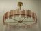 Mid-Century Italian Murano Glass and Brass Chandelier, 2000s 5