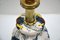 Large Mid-Century Ceramic Lamp with Floral Decoration, 1950s, Image 7