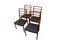 Model 82 Chairs in Teak and Black Leather by Niels Otto (N. O.) Møller for J.L. Møllers, 1960s, Set of 4, Image 3