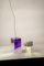 Didodado Iridescent Acrylic Glass Pendant and Wall Light from Emporium, 1990s, Set of 2 3