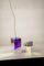 Didodado Iridescent Acrylic Glass Pendant and Wall Light from Emporium, 1990s, Set of 2, Image 3
