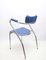 Italian Leatherette and Chromed Metal Chair, 1960s 2