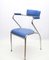 Italienischer Stuhl aus Kunstleder & verchromtem Metall, 1960er 1