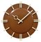 Industrial Brown Office Wall Clock from Pragotron, 1970s, Image 1