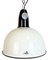 Soviet Industrial White Enamel Pendant Lamp, 1960s 1