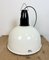 Soviet Industrial White Enamel Pendant Lamp, 1960s 15