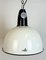 Soviet Industrial White Enamel Pendant Lamp, 1960s 10