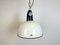 Soviet Industrial White Enamel Pendant Lamp, 1960s 2