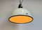 Soviet Industrial White Enamel Pendant Lamp, 1960s 20