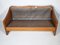 Teak and Leather Sofa by Mikael Laursen, 1970s, Image 12