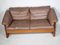 Teak and Leather Sofa by Mikael Laursen, 1970s 2