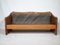 Teak and Leather Sofa by Mikael Laursen, 1970s 13