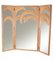 Rattan 3 Panel Folding Screen with Mirrors 13