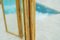 Rattan 3 Panel Folding Screen with Mirrors 3