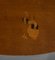 Small Arts & Crafts Oak Hall Seat with Dutch Inlaid Figures, Image 9