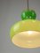 Large Mid-Century Italian Brass and Glass Pendant Lamp, Image 4