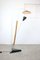 Mid-Century Italian Aluminum & Wood Floor Lamp with Reflector 15