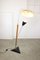 Mid-Century Italian Aluminum & Wood Floor Lamp with Reflector 7