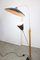 Mid-Century Italian Aluminum & Wood Floor Lamp with Reflector 13