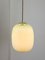 Lampada Mid-Century in ottone e vetro, Italia, Immagine 10