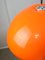 Large Space Age Italian Orange Acrylic Glass Pendant Lamp, 1970s 15