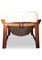 Mid-Century Modern Prototype Teak Armchair with Headrest from Ekornes, Norway, 1970s, Image 7