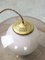 Space-Age Italian Brass, Opaline and Acrylic Glass Pendant Lamp 16