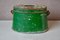 Green Sheet Metal Fisherman's Basket, 1940s 4