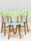 Chaises de Cuisine de Ton, 1970s, Set de 3 2