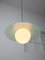 Mid-Century Italian Brass and Opaline Angel Pendant Lamp 4