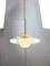 Mid-Century Italian Brass and Opaline Angel Pendant Lamp, Image 9