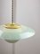 Mid-Century Italian Brass and Opaline Angel Pendant Lamp 3