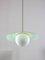 Mid-Century Italian Brass and Opaline Angel Pendant Lamp 1