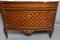 Vintage Brown Marquetry Dresser 11