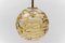 Yellow Murano Glass Ball Pendant Lamp from Doria Leuchten, 1960s, Image 6