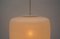 Deckenlampe aus gestreiftem und geätztem Glas von Wilhelm Wagenfeld für Peill & Putzler, 1954 12