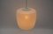 Deckenlampe aus gestreiftem und geätztem Glas von Wilhelm Wagenfeld für Peill & Putzler, 1954 10