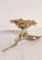 Posacenere in bronzo a forma di girasole, Spagna, anni '50-'60, Immagine 1